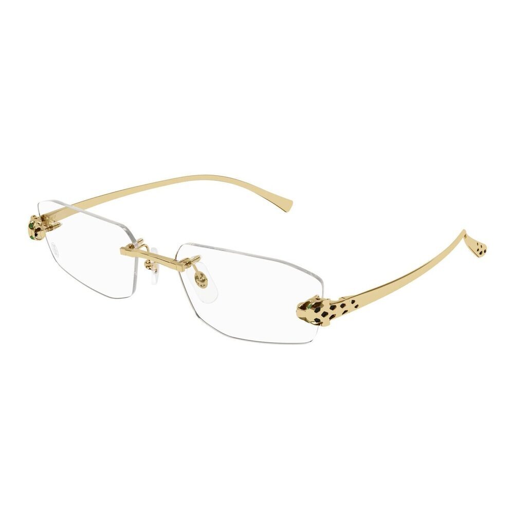 Cartier CT0494o-001 Eyeglasses Gold Metal